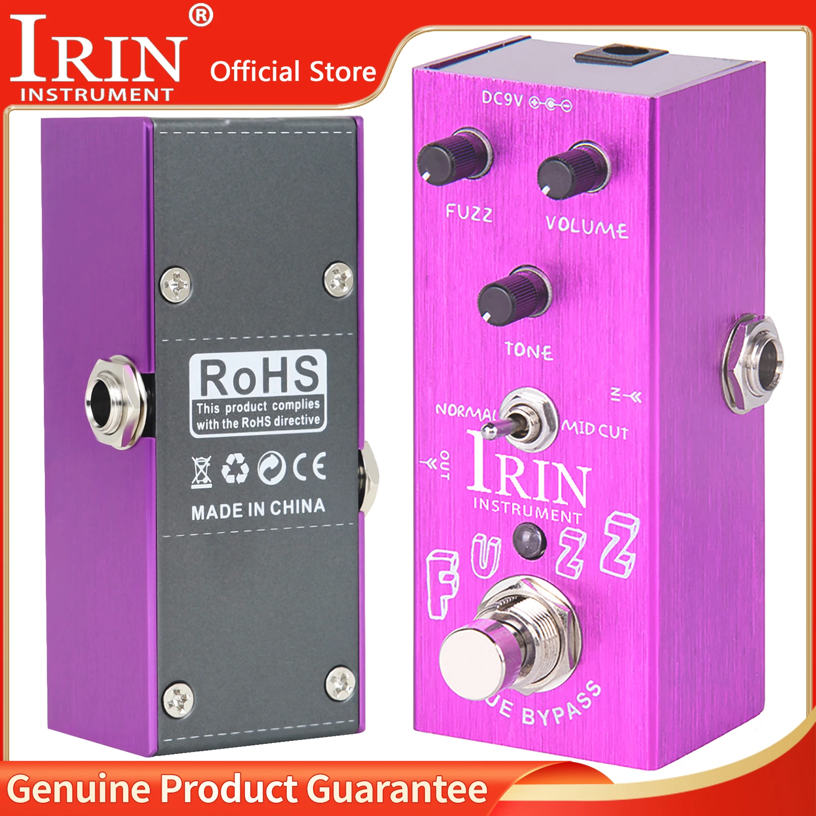 IRIN Fuzz Effect Pedal Electric Guitar Effects Pedal AN-12 Classic Sound True Bypass Guitar Accessories & Parts
IRIN Fuzz Effect Pedal Electric Guitar Effects Pedal AN-12 Classic Sound True Bypass Guitar Accessories & Parts