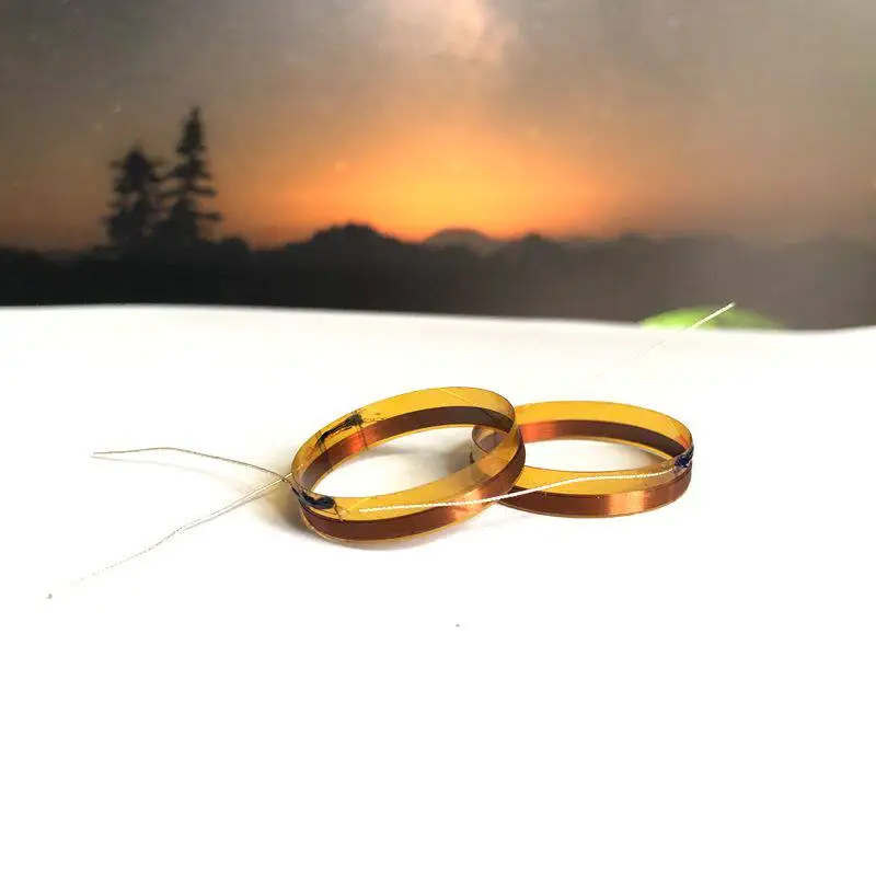 25.5mm kapton without film, bidirectional/same-direction silver wire tweeter voice coil, 8 ohms
25.5mm kapton without film, bidirectional/same-direction silver wire tweeter voice coil, 8 ohms