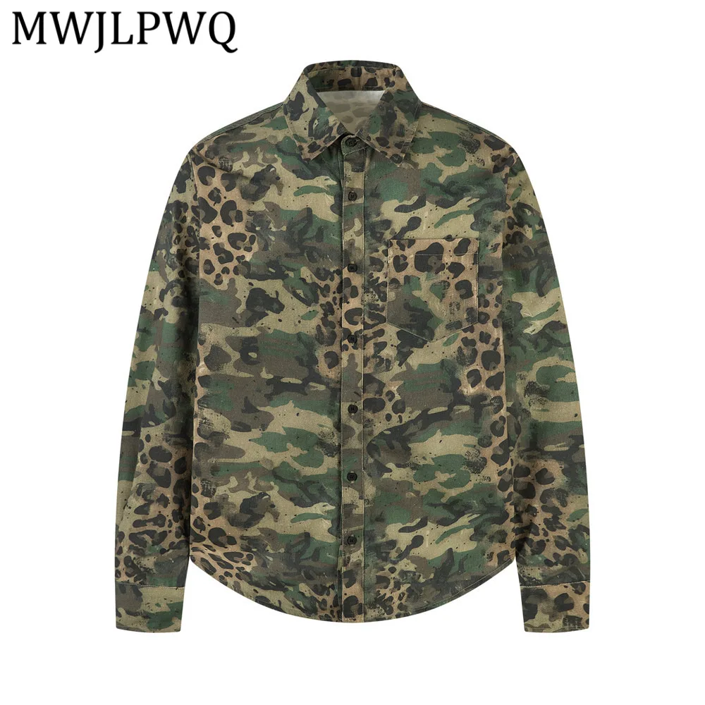 MWJLPWQ Trendy Leopard Print Camouflage Shirts Men's Spring Autumn American Niche Loose Vintage Casual Long Sleeve Tops 13308
MWJLPWQ Trendy Leopard Print Camouflage Shirts Men's Spring Autumn American Niche Loose Vintage Casual Long Sleeve Tops 13308