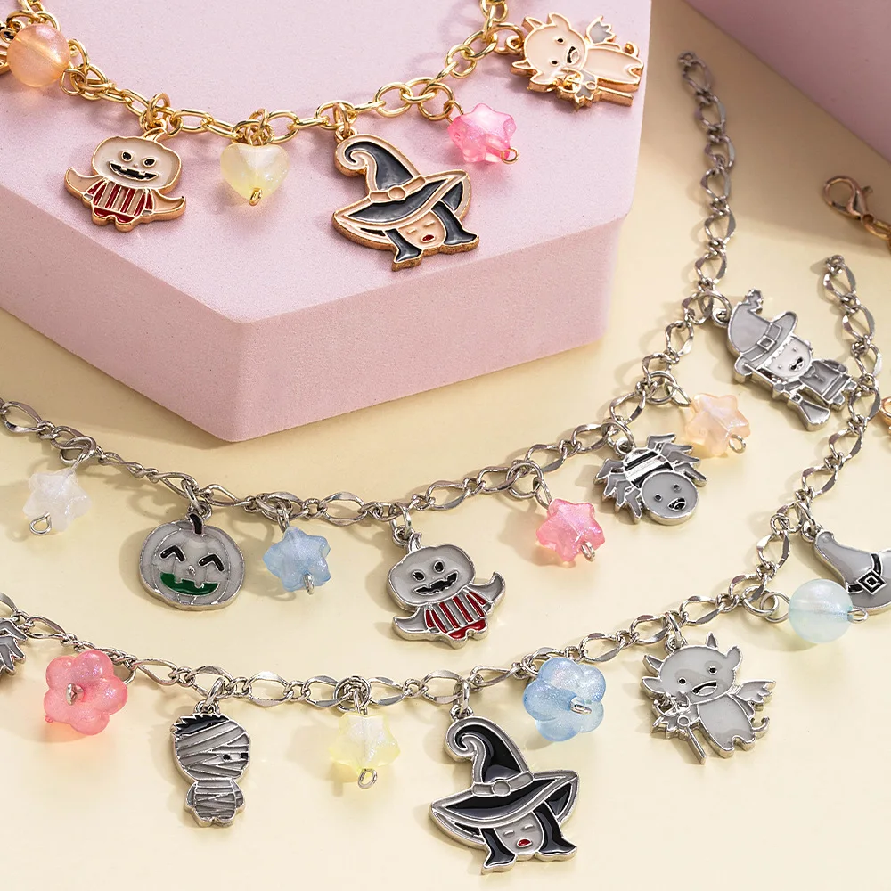 Halloween luminous alloy jewelry accessories, handcrafted creative diy fashion clothing accessories
Halloween luminous alloy jewelry accessories, handcrafted creative diy fashion clothing accessories