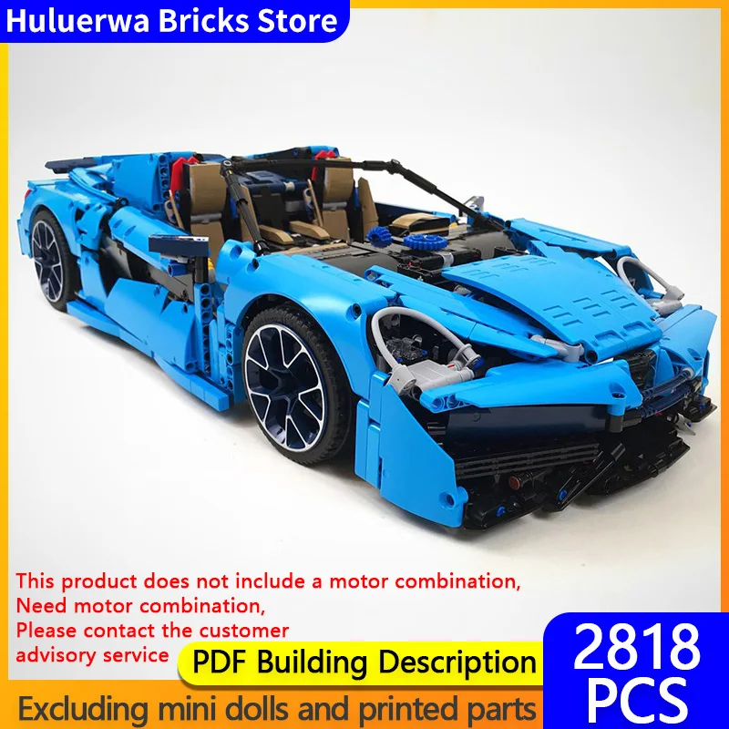 Модель городской автомобиль MOC, строительные кирпичи 570S, спортивный автомобиль среднего двигателя, модульная технология, детские праздничные подарки, сборка игрушек, костюм 
Модель городской автомобиль MOC, строительные кирпичи 570S, спортивный автомобиль среднего двигателя, модульная технология, детские праздничные подарки, сборка игрушек, костюм