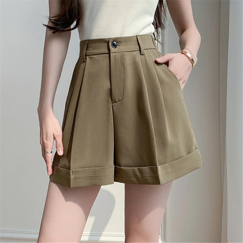 Summer High Waist Women's Office Casual Wide Leg Pants 2023 New Buttons Elegant Loose A-Line Trousers Red Shorts Pockets
Summer High Waist Women's Office Casual Wide Leg Pants 2023 New Buttons Elegant Loose A-Line Trousers Red Shorts Pockets