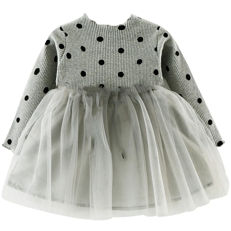 Spring Autumn Baby Girl Clothes Korean Cute Dot Cotton Long Sleeve Lace Toddler Dresses Newborn Birthday Princess Dress BC1670
Spring Autumn Baby Girl Clothes Korean Cute Dot Cotton Long Sleeve Lace Toddler Dresses Newborn Birthday Princess Dress BC1670