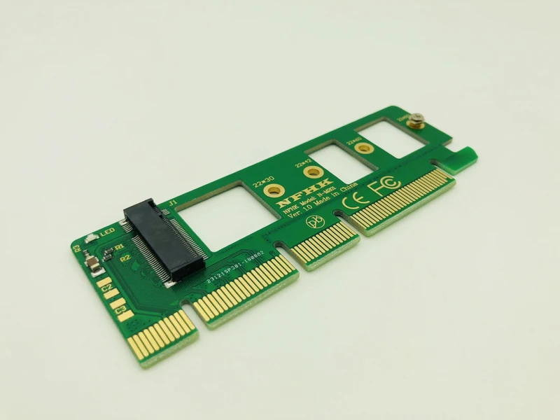 M.2 NGFF NVME AHCI SSD to PCI-E PCI Express 3.0 x4 x16 Адаптер Riser Card Разъем M-ключ для XP941 SM951 PM951 A110 M2 SSD
M.2 NGFF NVME AHCI SSD to PCI-E PCI Express 3.0 x4 x16 Адаптер Riser Card Разъем M-ключ для XP941 SM951 PM951 A110 M2 SSD