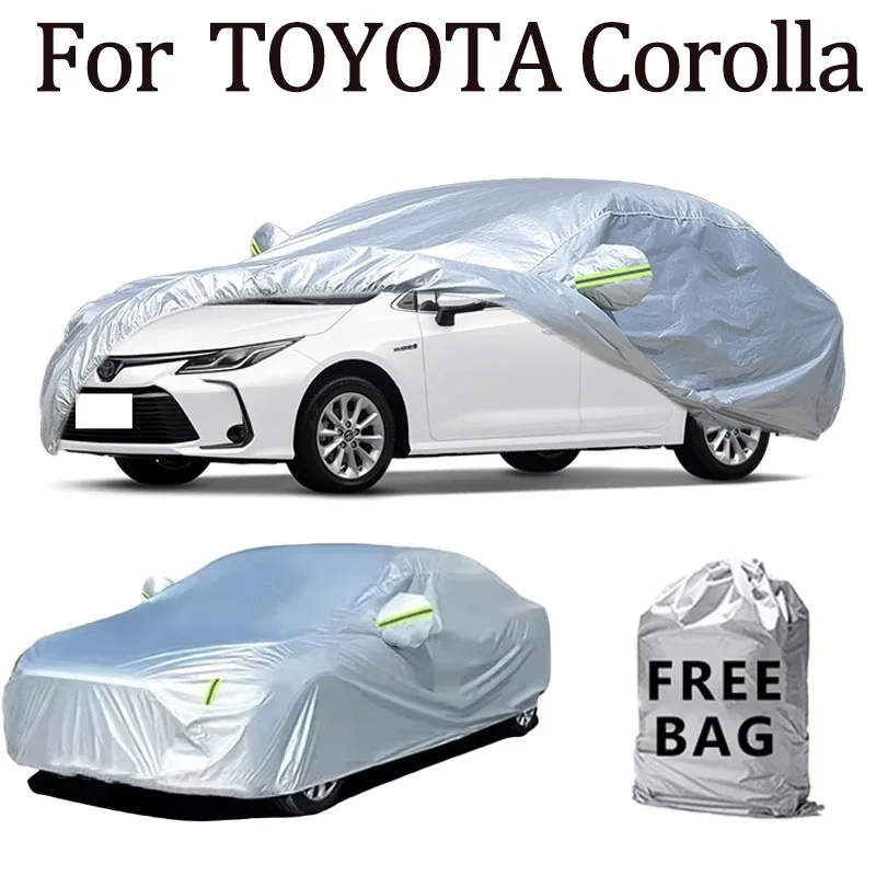 For TOYOTA Corolla Car Cover Outdoor Protection Covers Snow Sunshade Waterproof Dustproof Exterior UV Car Accessories
For TOYOTA Corolla Car Cover Outdoor Protection Covers Snow Sunshade Waterproof Dustproof Exterior UV Car Accessories