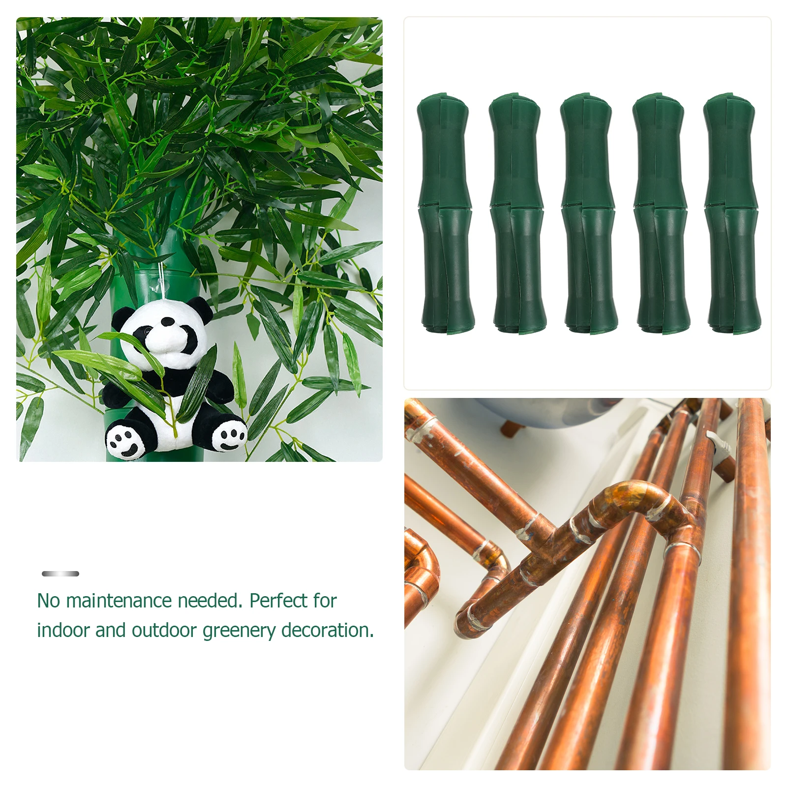 5pcs Artificial For Heating Pipe Decor Diy Simulation Bamboo Tube Landscape Ornament Water Pipe Protection Garden
5pcs Artificial For Heating Pipe Decor Diy Simulation Bamboo Tube Landscape Ornament Water Pipe Protection Garden