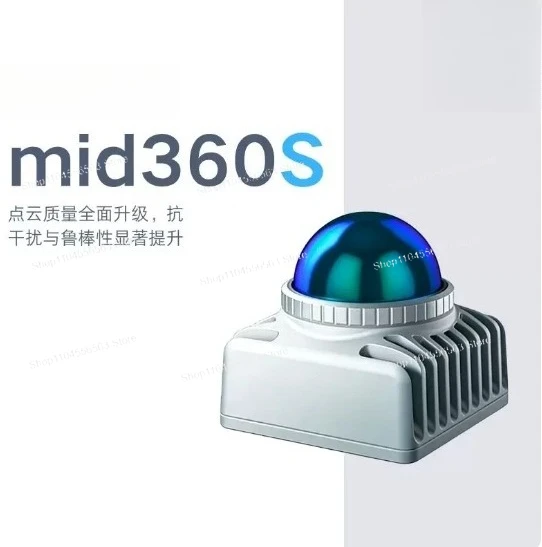Mid 360 3D LiDAR Sensor with Cable, Minimal Detection Range for Self-Driving Robotics and Mapping Applications
Mid 360 3D LiDAR Sensor with Cable, Minimal Detection Range for Self-Driving Robotics and Mapping Applications