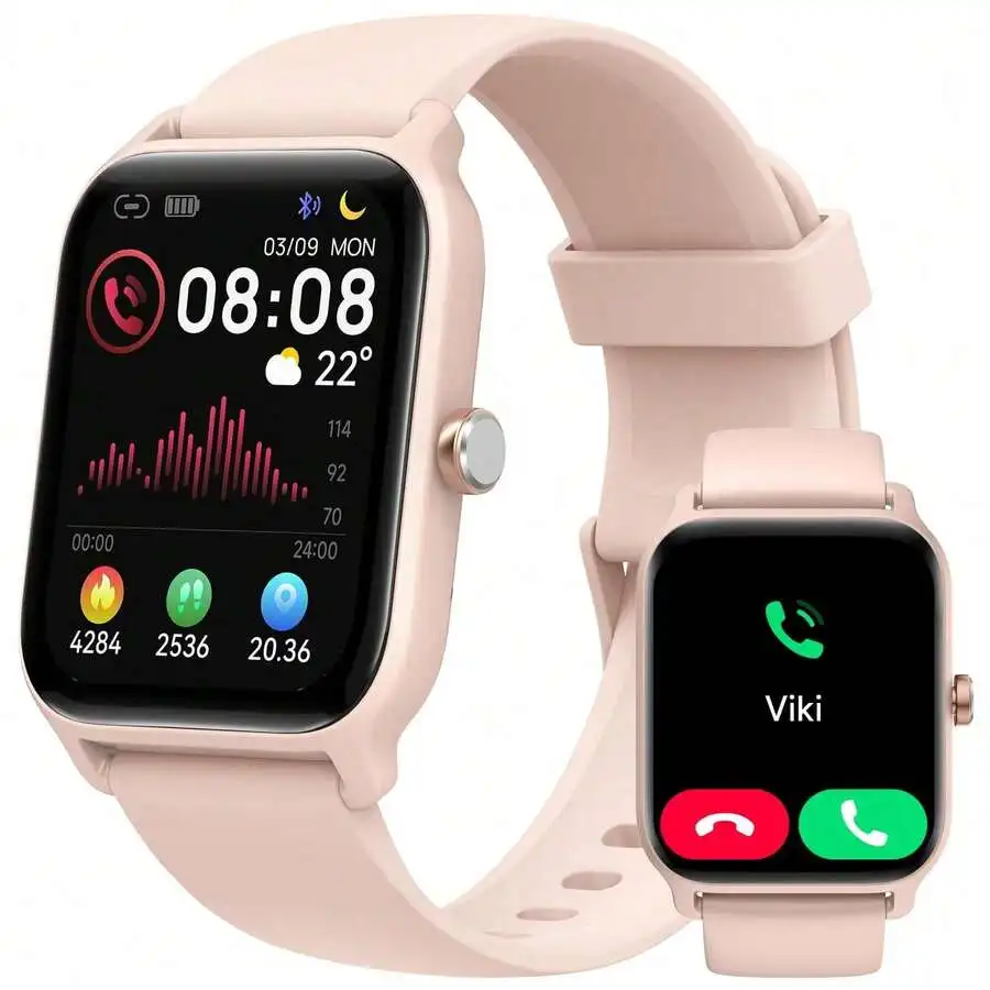 High-End Unisex Smartwatch With 1.91-Inch HD Display, IP68 Waterproof & Anti-Sweat, Bluetooth Calling Feature For Hands-Free
High-End Unisex Smartwatch With 1.91-Inch HD Display, IP68 Waterproof & Anti-Sweat, Bluetooth Calling Feature For Hands-Free