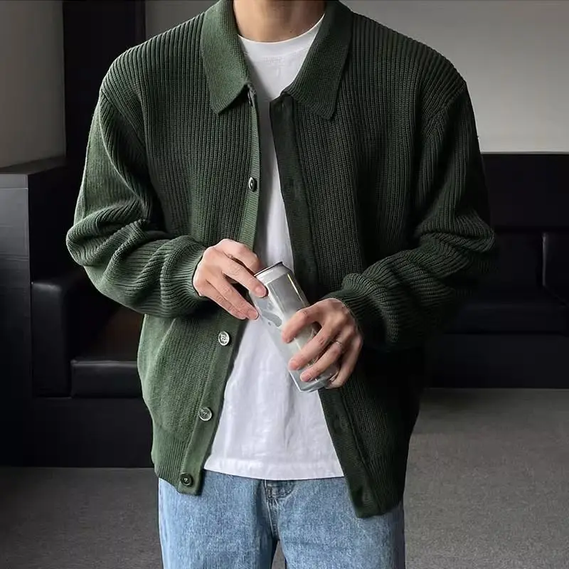 Men Sweater Coat Korean Fashion Knitted Coats Men Streetwear Slim Fit Casual Cardigan Coats
Men Sweater Coat Korean Fashion Knitted Coats Men Streetwear Slim Fit Casual Cardigan Coats