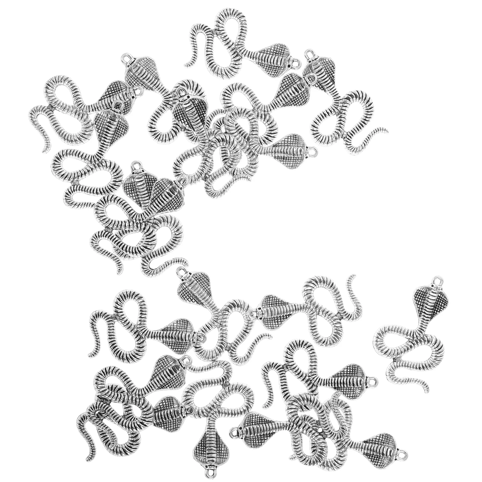 20 Pcs Snake Pendant Charm Bracelet Lucky Pendants Halloween Charms for Jewelry Making Zinc Alloy
20 Pcs Snake Pendant Charm Bracelet Lucky Pendants Halloween Charms for Jewelry Making Zinc Alloy