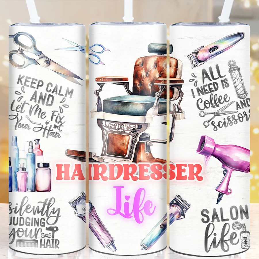 1Pc Print 3D Hairdresser Life Party Tumbler Straw Lid 20oz Large Capacity Stainless Skinny Straight Coffee Cups Christmas Gifts
1Pc Print 3D Hairdresser Life Party Tumbler Straw Lid 20oz Large Capacity Stainless Skinny Straight Coffee Cups Christmas Gifts