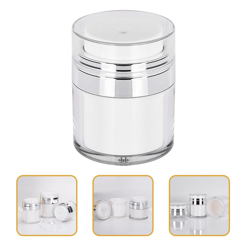 2 Pcs Bottled Cream Jar Vacuum Dispenser Empty Pump Containers Pump Lotion Container for Face Toiletries
2 Pcs Bottled Cream Jar Vacuum Dispenser Empty Pump Containers Pump Lotion Container for Face Toiletries
