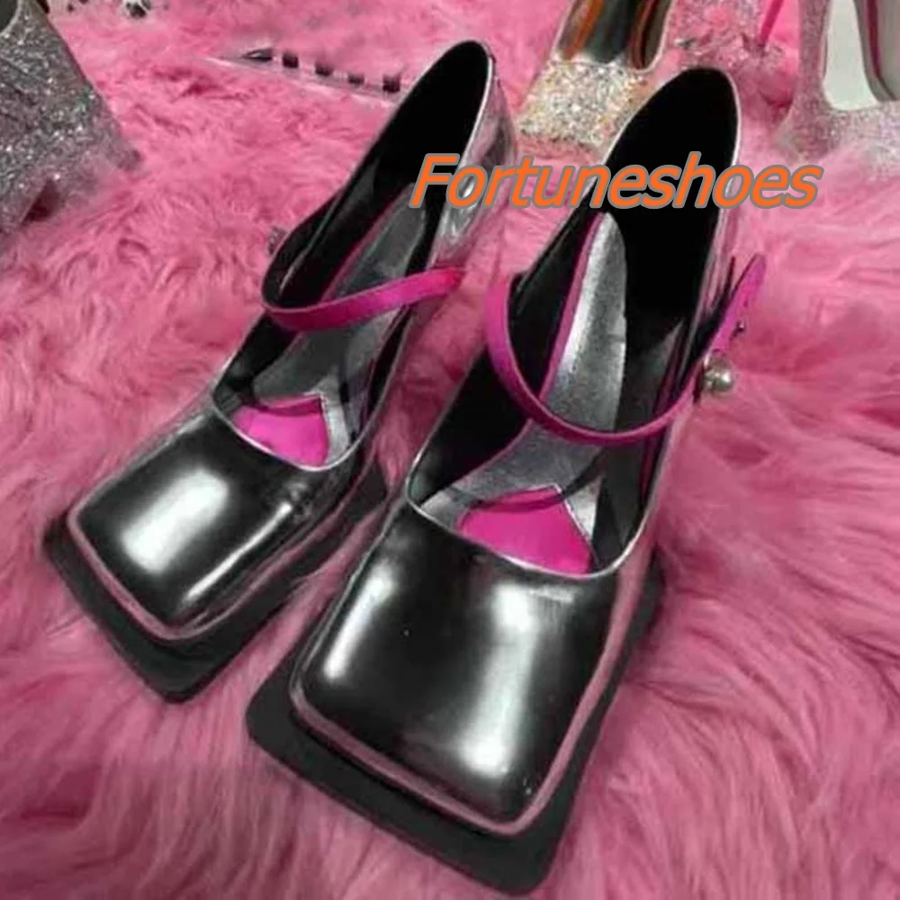 Straight Buckle Strap Slip On Pumps Square Toe Shallow Chunky High Heel Patchwork Pumps Casual Fashion 2025 Newest Spring Pumps
Straight Buckle Strap Slip On Pumps Square Toe Shallow Chunky High Heel Patchwork Pumps Casual Fashion 2025 Newest Spring Pumps