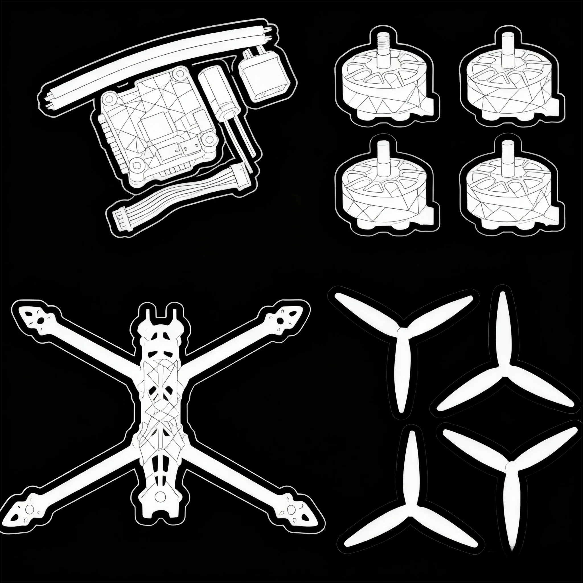 MARK4 V2 7-дюймовый F4V3S/F4V3S PLUS Управление полетом 45/60A 4INI ESC стоечный дрон FPV из углеродного волокна PV Гоночный дрон Квадрокоптер Фристайл
MARK4 V2 7-дюймовый F4V3S/F4V3S PLUS Управление полетом 45/60A 4INI ESC стоечный дрон FPV из углеродного волокна PV Гоночный дрон Квадрокоптер Фристайл
