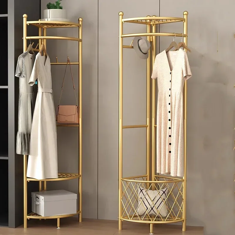 Balcony Shelfs Clothes Rack Golden Floor Bedroom Coat Storage Clothes Hanger Home Modern Perchero De Pie Nordic Furniture
Balcony Shelfs Clothes Rack Golden Floor Bedroom Coat Storage Clothes Hanger Home Modern Perchero De Pie Nordic Furniture