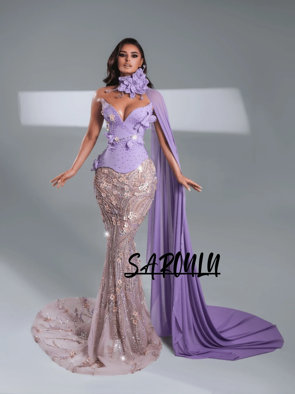 Роскошное вечернее платье-русалка с лифом-капюшоном, нежными 3D цветочными аппликациями и бисерной отделкой, для выпускного вечера, на заказ, для торжественных мероприятий
Роскошное вечернее платье-русалка с лифом-капюшоном, нежными 3D цветочными аппликациями и бисерной отделкой, для выпускного вечера, на заказ, для торжественных мероприятий