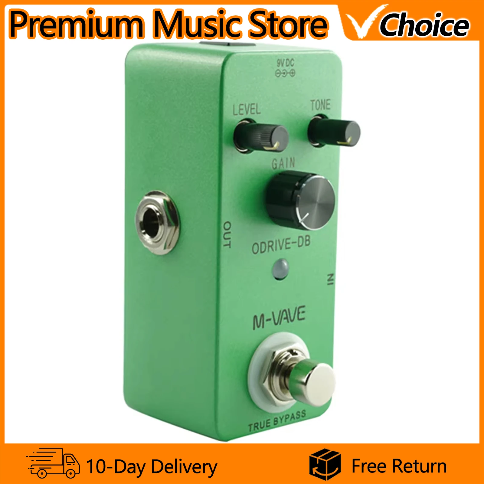 M-VAVE Electric Guitar Effect Pedal Overdrive-DB Pedal Analog Overdrive Effect True Bypass Guitar Accessories Parts
M-VAVE Electric Guitar Effect Pedal Overdrive-DB Pedal Analog Overdrive Effect True Bypass Guitar Accessories Parts