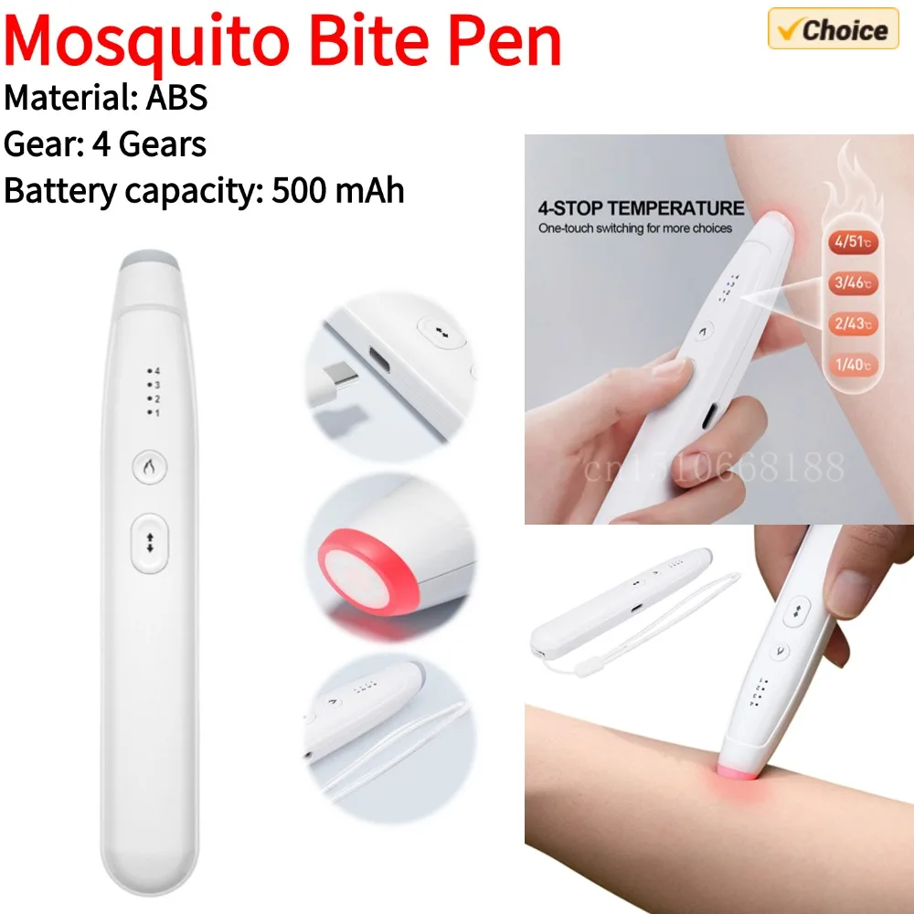 Portable Mosquito Insect Bite Relieve Itching Pen Natural Bug Bite Itch Relief Pen Rechargeable Anti-Itch Pen for Adult Children
Portable Mosquito Insect Bite Relieve Itching Pen Natural Bug Bite Itch Relief Pen Rechargeable Anti-Itch Pen for Adult Children