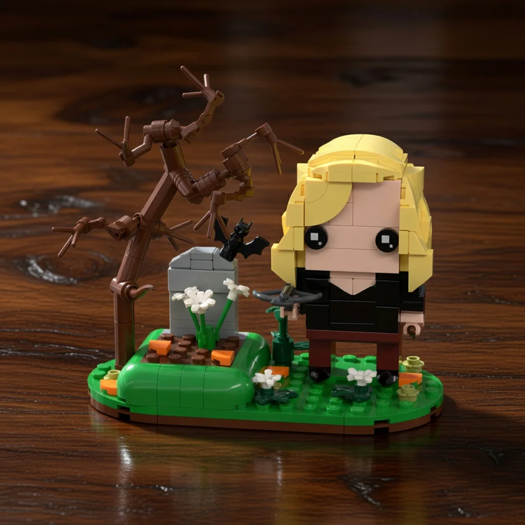 MOC Vampire Slayer Building Blocks Gothic Graveyard Bat Dead Tree DIY Demon Hunter Figure Bricks Model Adult Hobby Decor
MOC Vampire Slayer Building Blocks Gothic Graveyard Bat Dead Tree DIY Demon Hunter Figure Bricks Model Adult Hobby Decor