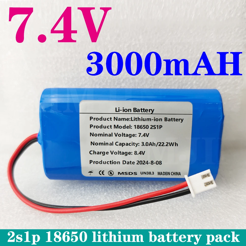 2s1p 7.4V 3000mah 18650 Rechargeable Battery for Amplifier Power toy Accessories LED Lights Security Equipment
2s1p 7.4V 3000mah 18650 Rechargeable Battery for Amplifier Power toy Accessories LED Lights Security Equipment