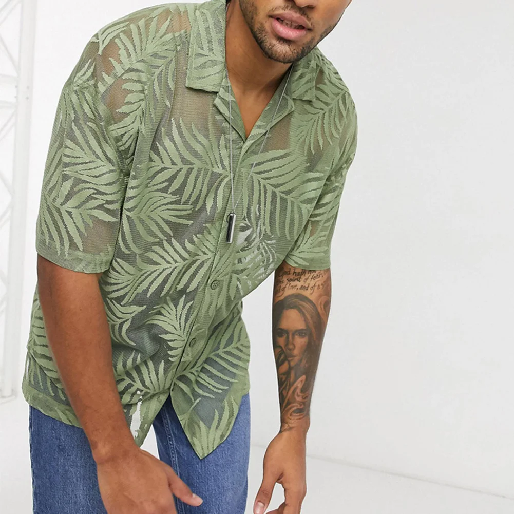High Quality Hot Stylish Brand New Fashion Shirt Tops Summer Transparent Leaves Fashion Loose Green Hollow Out
High Quality Hot Stylish Brand New Fashion Shirt Tops Summer Transparent Leaves Fashion Loose Green Hollow Out