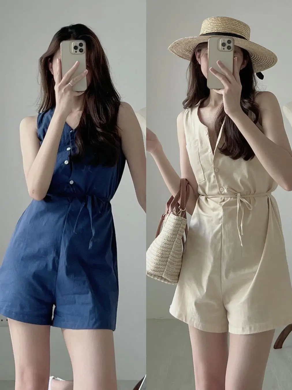 High Waist Casual Sleeveless Romper Women's Belted Slimming Short Pants Wide Leg One-Piece Suit Commute Style Summer 2026
High Waist Casual Sleeveless Romper Women's Belted Slimming Short Pants Wide Leg One-Piece Suit Commute Style Summer 2026