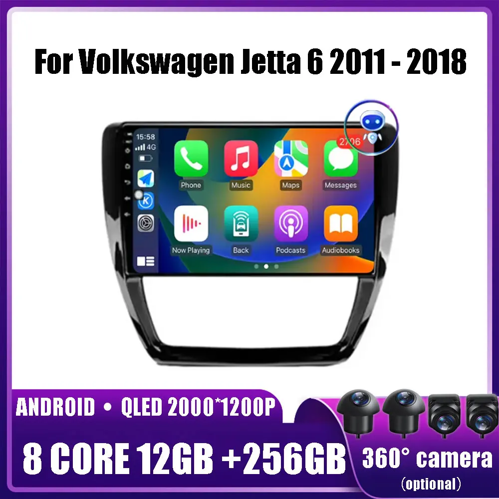 Android 14 For Volkswagen Jetta 6 2011 - 2018 Car Multimedia Head Unit Stereo GPS Navigation BT WIFI 4G car accessories tools
Android 14 For Volkswagen Jetta 6 2011 - 2018 Car Multimedia Head Unit Stereo GPS Navigation BT WIFI 4G car accessories tools