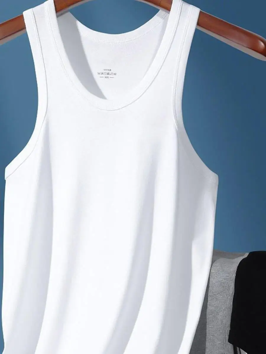 Cotton Men's Tank Top Summer Sports Hurdle Running White Underwear Spring Autumn Base Layer Sweatirt U-ne Svel
Cotton Men's Tank Top Summer Sports Hurdle Running White Underwear Spring Autumn Base Layer Sweatirt U-ne Svel