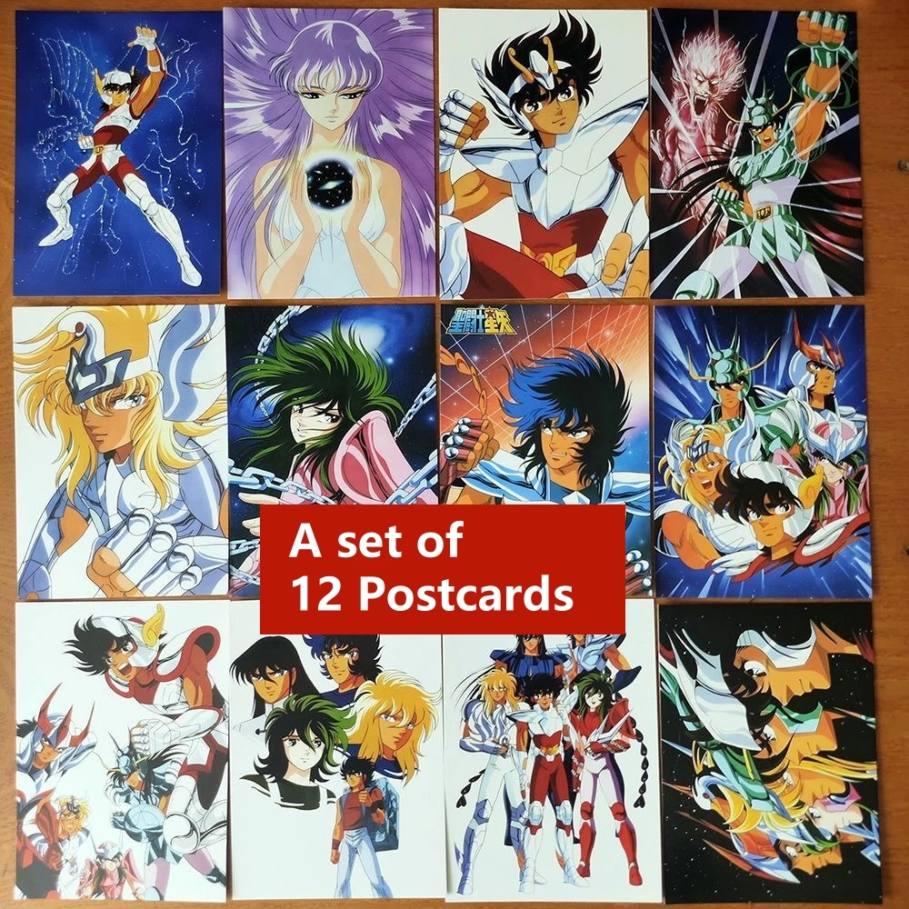 Saint Seiya Character Card Bronze Saint A set of 12 Postcards shiryu Hyoga Shun ikki Pegasus Dragon Cygnus Andromeda Phoenix
Saint Seiya Character Card Bronze Saint A set of 12 Postcards shiryu Hyoga Shun ikki Pegasus Dragon Cygnus Andromeda Phoenix