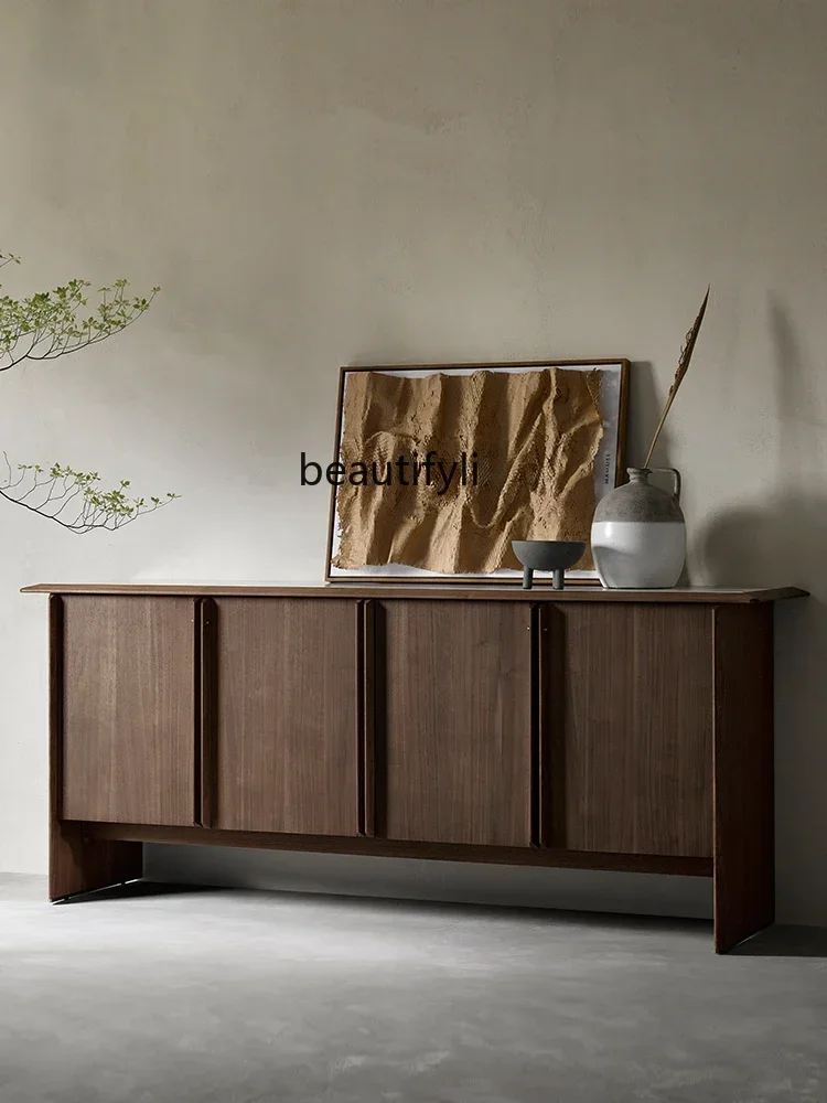 1184North America Black Walnut Solid Wood Sideboard Stone Plate Silent Wind Locker Italian Style
1184North America Black Walnut Solid Wood Sideboard Stone Plate Silent Wind Locker Italian Style