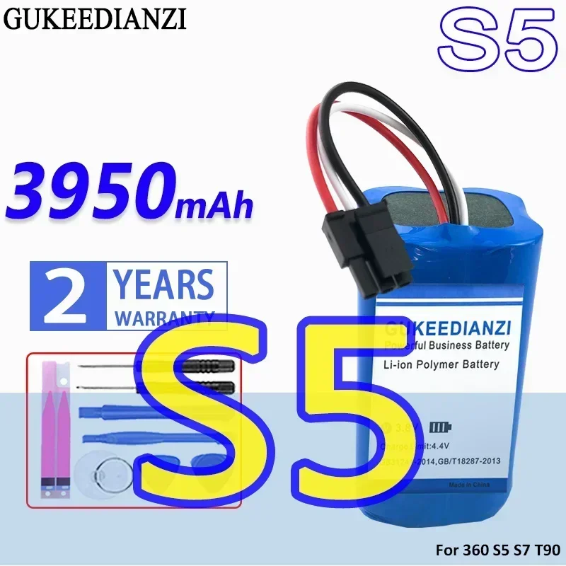 Robotic Vacuum Cleaner Accessories Battery 3950mAh For 360 S5 S7 T90 Robotic Vacuum Cleaner Spare Parts
Robotic Vacuum Cleaner Accessories Battery 3950mAh For 360 S5 S7 T90 Robotic Vacuum Cleaner Spare Parts