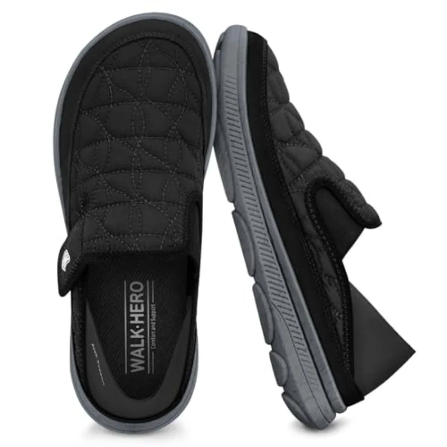 Mens Slippers for Plantar Fasciitis, Casual Mens Slip on Shoes with Arch Support, Orthopedic House Slippers for Men, Indoor Out
Mens Slippers for Plantar Fasciitis, Casual Mens Slip on Shoes with Arch Support, Orthopedic House Slippers for Men, Indoor Out
