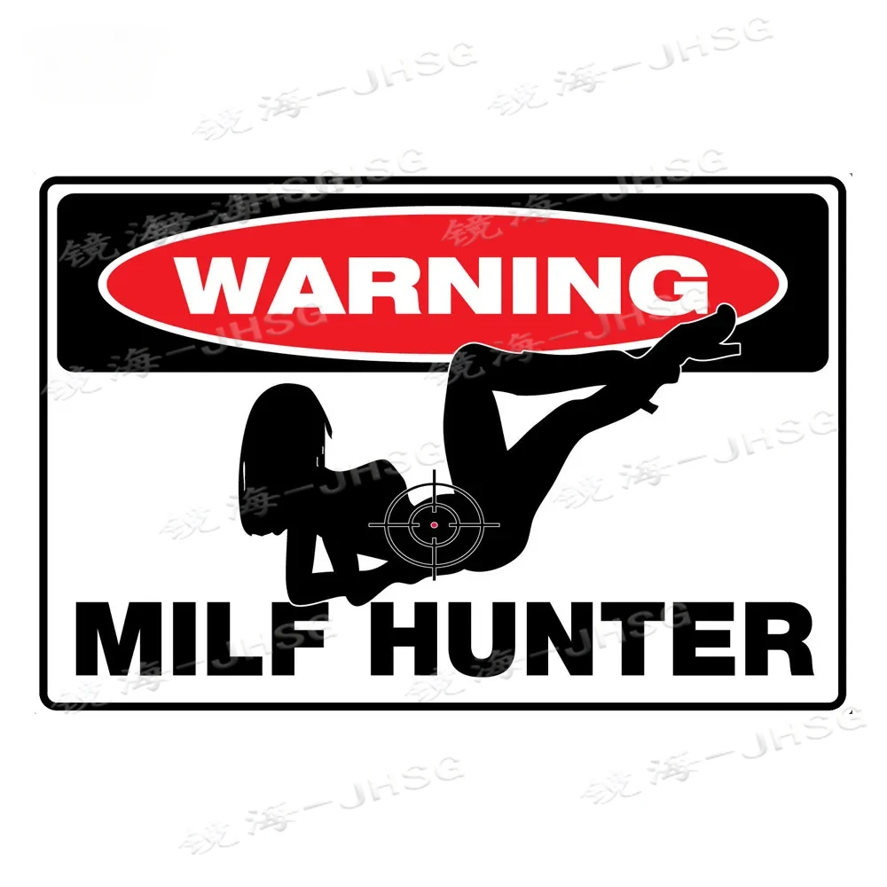 Fashion Reflective Warning MILF HUNTER Car Decal Waterproof PVC Vinyl Decal
Fashion Reflective Warning MILF HUNTER Car Decal Waterproof PVC Vinyl Decal