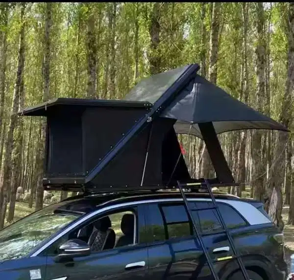 2-in-1 Triangle Square Aluminium Shell Hard Shell Car Roof Top Tent 2-3 Person Canvas Family Tent
2-in-1 Triangle Square Aluminium Shell Hard Shell Car Roof Top Tent 2-3 Person Canvas Family Tent