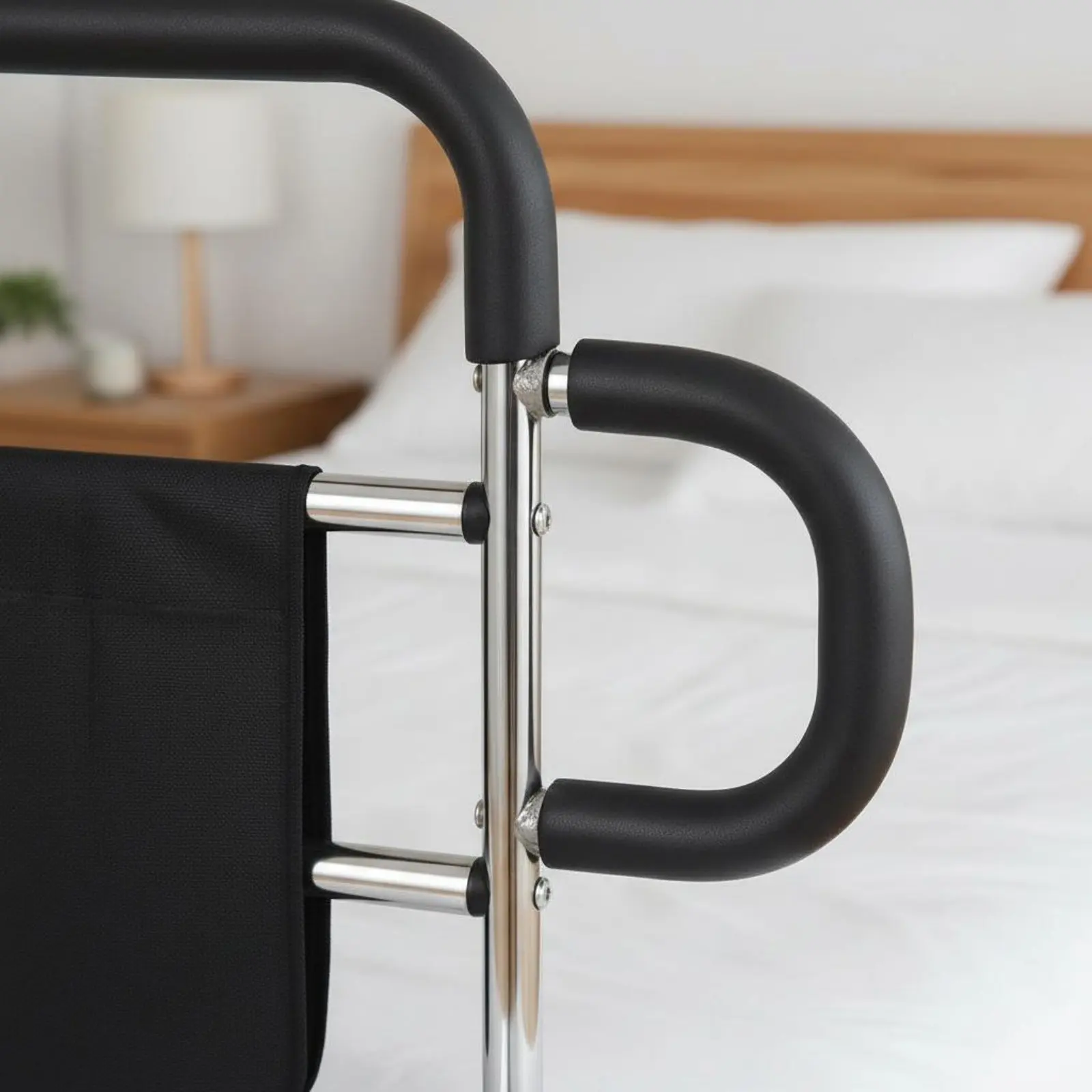 Bedside Assist Rail Non-Slip Grip Bed Grab Bar Get up Assist Handle Universal Fit Bedside Standing Handle Storage Pouch Included
Bedside Assist Rail Non-Slip Grip Bed Grab Bar Get up Assist Handle Universal Fit Bedside Standing Handle Storage Pouch Included
