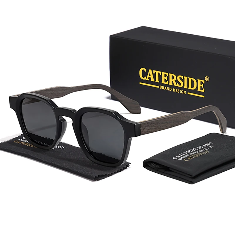 CATERSIDE Classics Men Polarized Solid Wood Leg Sunglasses Luxury Brand Design Sun Glasses Women Driving Party Holiday Glasses
CATERSIDE Classics Men Polarized Solid Wood Leg Sunglasses Luxury Brand Design Sun Glasses Women Driving Party Holiday Glasses