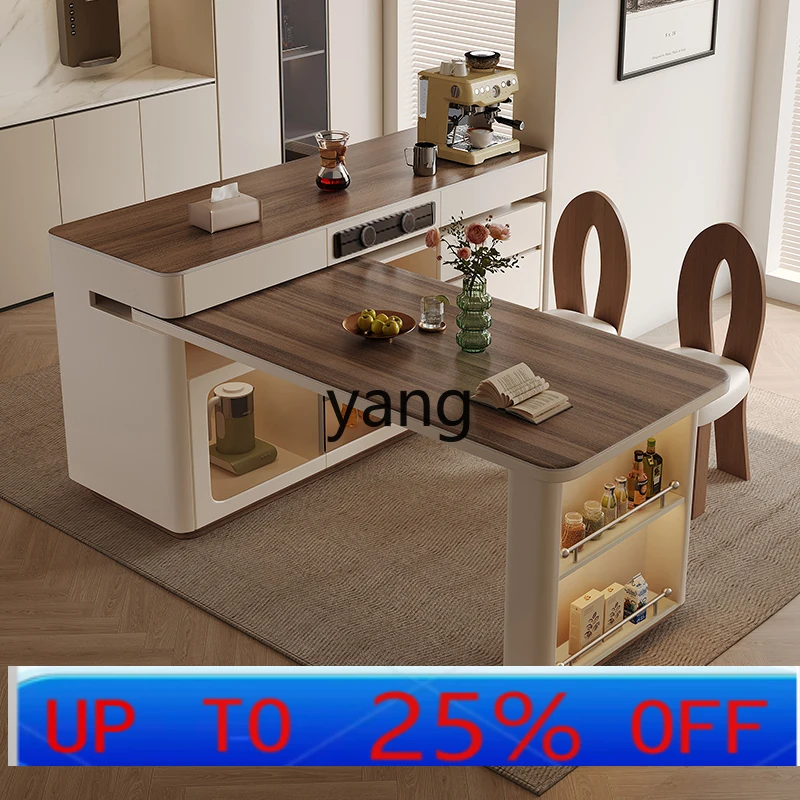 LTT solid wood telescopic rotating island integrated dining table household multi-function
LTT solid wood telescopic rotating island integrated dining table household multi-function