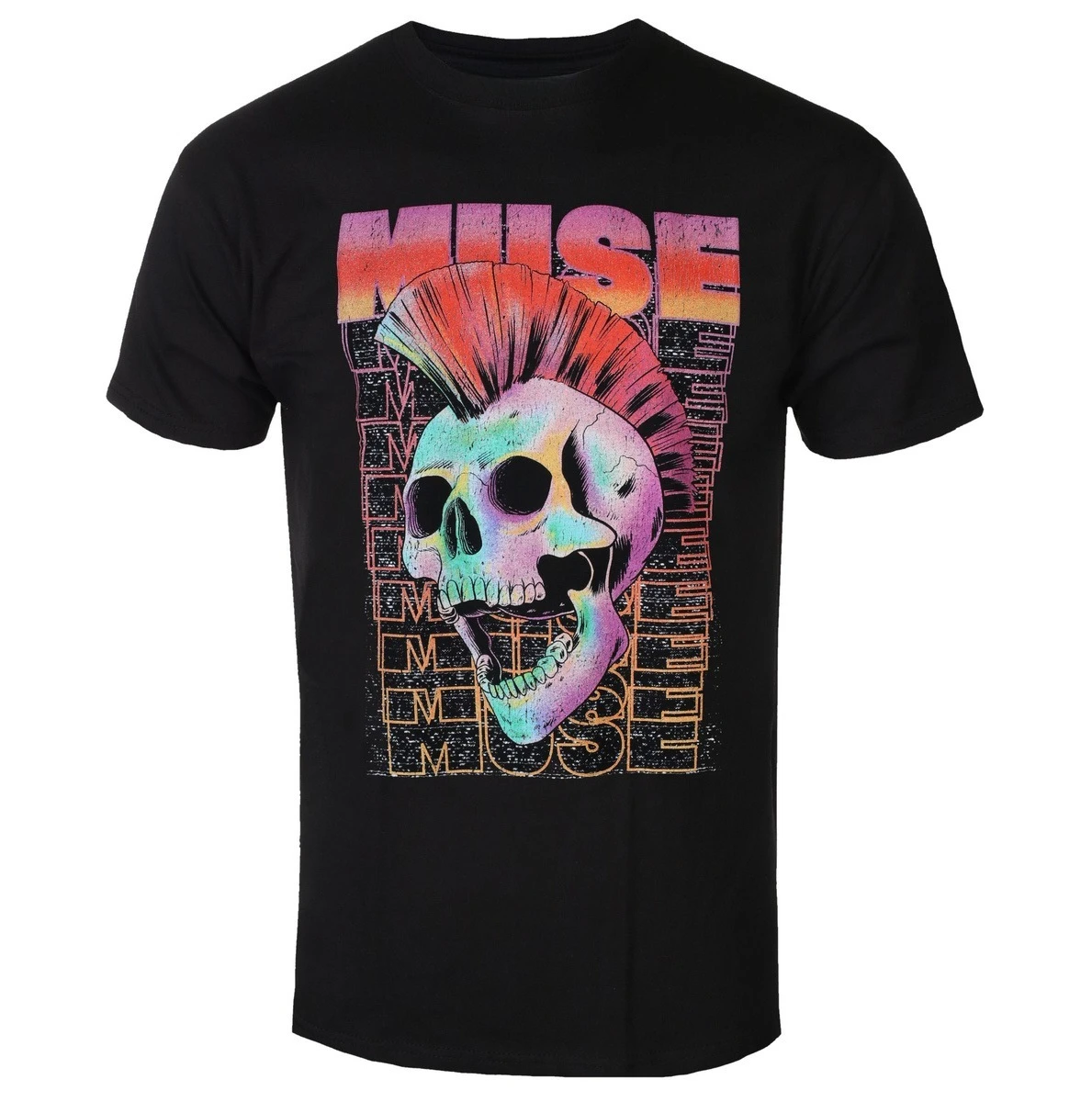 Muse Mohawk Skull Clothing Peripheral, Pattern Printing Summer Luxury Brand Cotton Men's and Women's T-Shirts Short Sleeves
Muse Mohawk Skull Clothing Peripheral, Pattern Printing Summer Luxury Brand Cotton Men's and Women's T-Shirts Short Sleeves