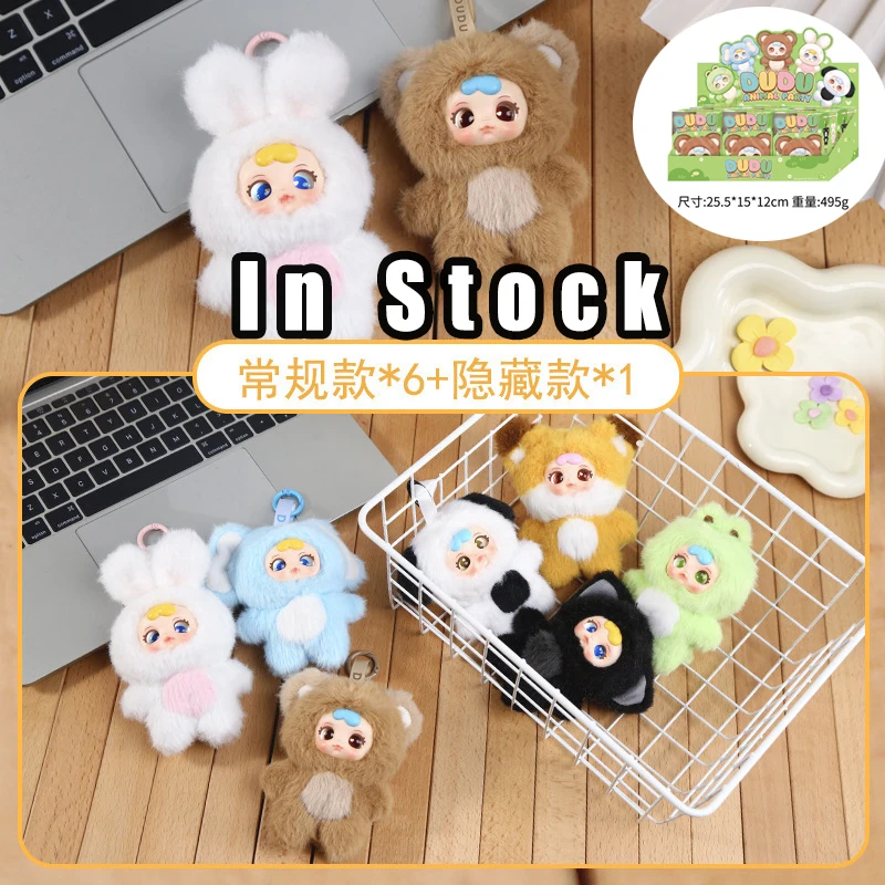 Оригинальный мультфильм Dudu Animal Party Series, виниловый плюшевый кулон, слепая коробка, милая кукла с животными, сумка, украшение, кулон, подарок-сюрприз
Оригинальный мультфильм Dudu Animal Party Series, виниловый плюшевый кулон, слепая коробка, милая кукла с животными, сумка, украшение, кулон, подарок-сюрприз