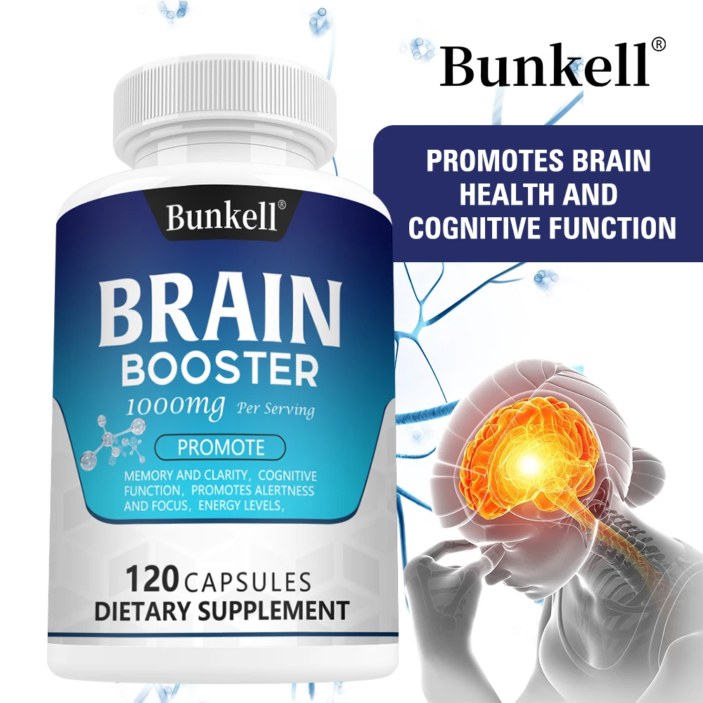 Nootropic Brain Support Capsules, Vitamins Complex, Support Daily Focus, Memory Clarity, Cognitive Wellness & Mental Energy
Nootropic Brain Support Capsules, Vitamins Complex, Support Daily Focus, Memory Clarity, Cognitive Wellness & Mental Energy