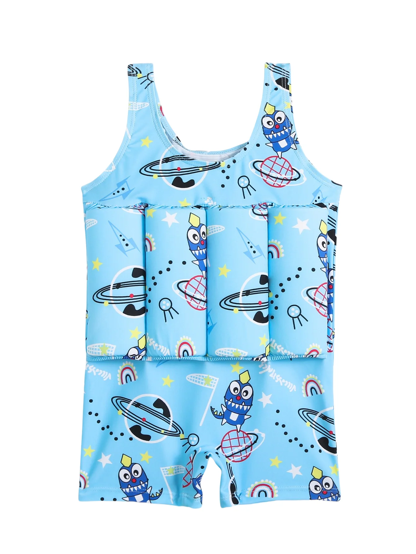 Kids' Float Swimsuit - Adjustable/Removable Buoyancy, Short Sleeve & Shorts, Dinosaur Print, One-Piece, Summer Beach/Swim Sports
Kids' Float Swimsuit - Adjustable/Removable Buoyancy, Short Sleeve & Shorts, Dinosaur Print, One-Piece, Summer Beach/Swim Sports