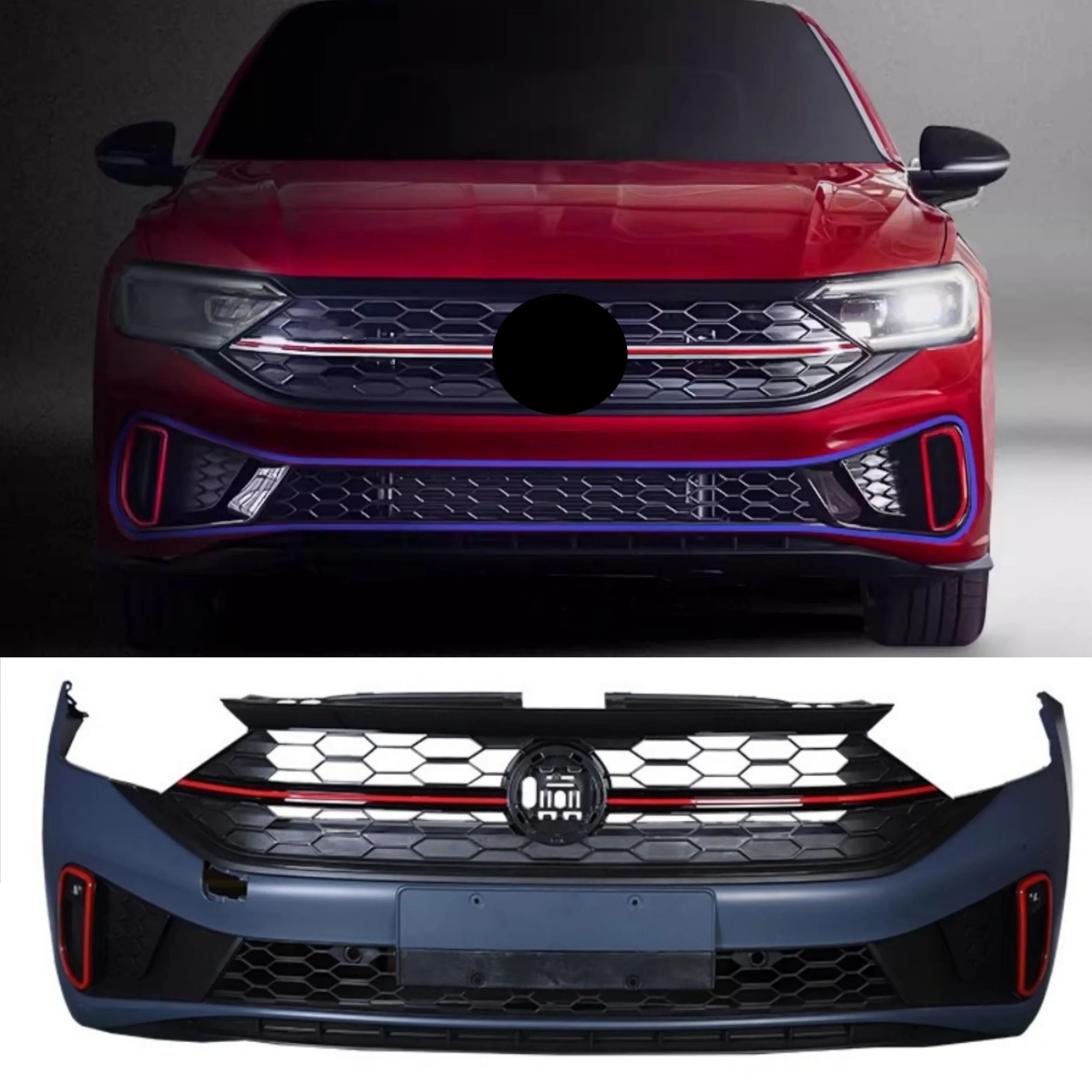 Undercoat Front bumper Assembly for Volkswagen vw Sagitar jetta 19-24 modified GLI Surround Grill Body Kit Car Accessories
Undercoat Front bumper Assembly for Volkswagen vw Sagitar jetta 19-24 modified GLI Surround Grill Body Kit Car Accessories