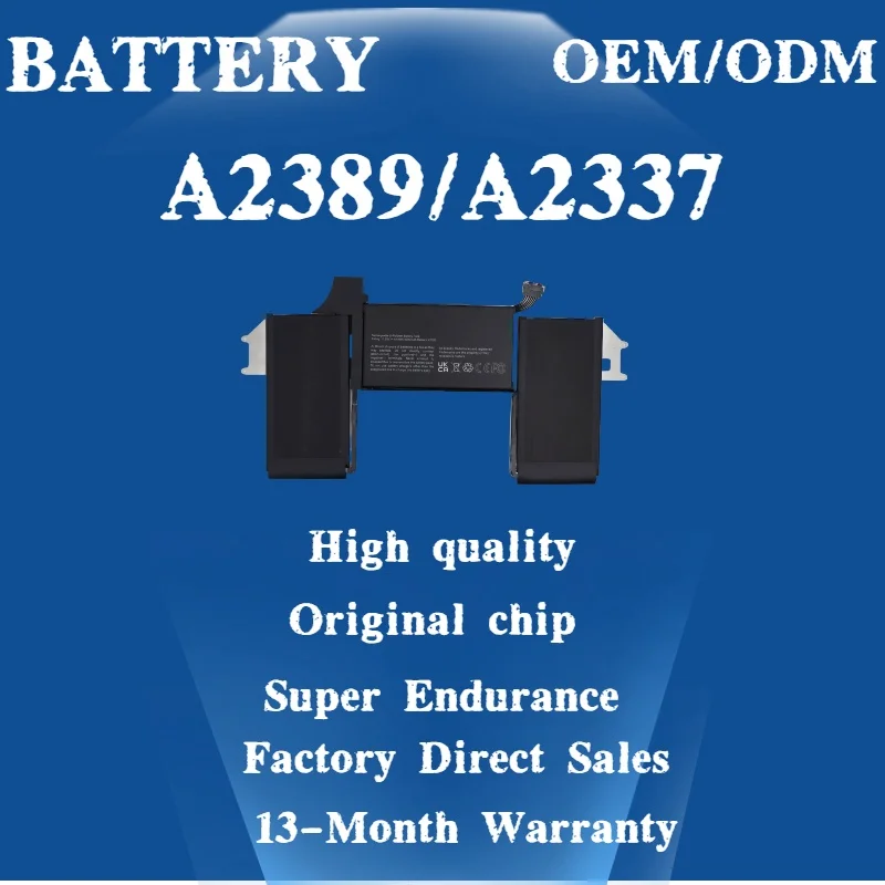 A2389 Laptop Battery For Apple MacBook Air 13" A2337 M1 2020 Year EMC3598 MGN53LL/A MGN63LL/A MGN93LL/A MGND3LL/A Batteries
A2389 Laptop Battery For Apple MacBook Air 13" A2337 M1 2020 Year EMC3598 MGN53LL/A MGN63LL/A MGN93LL/A MGND3LL/A Batteries