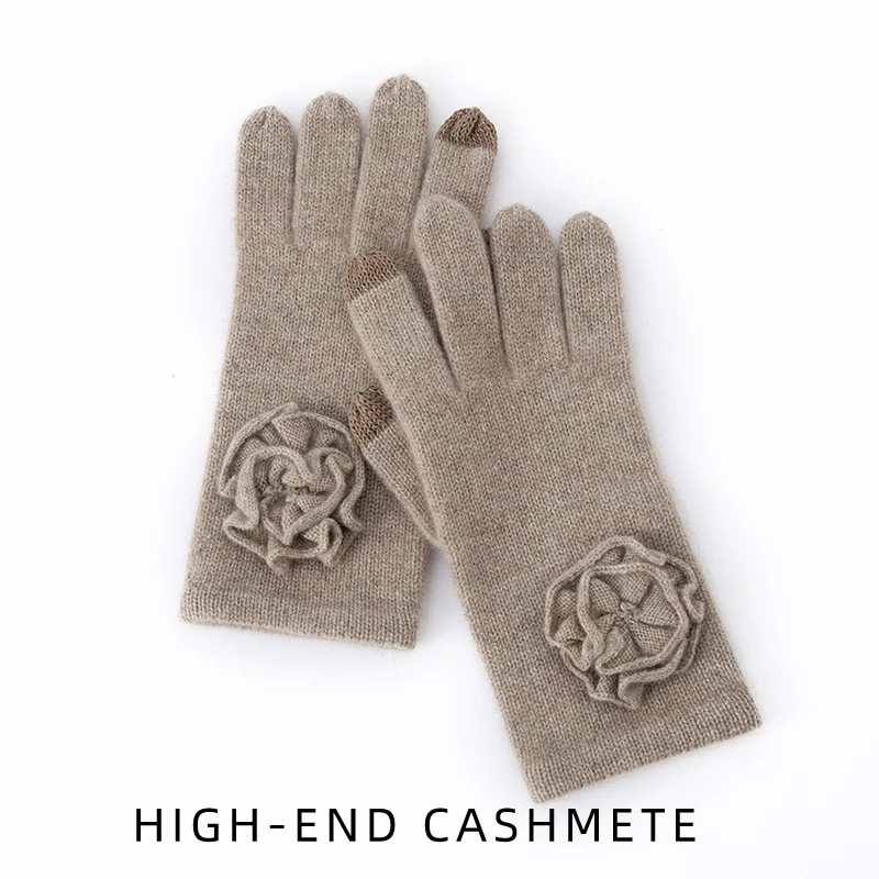 A-Class 100% Pure Cashmere Gloves Women, Winter Thick Cycling Warm Touch Screen Hook Flower Five Finger Gloves Cold Protection
A-Class 100% Pure Cashmere Gloves Women, Winter Thick Cycling Warm Touch Screen Hook Flower Five Finger Gloves Cold Protection