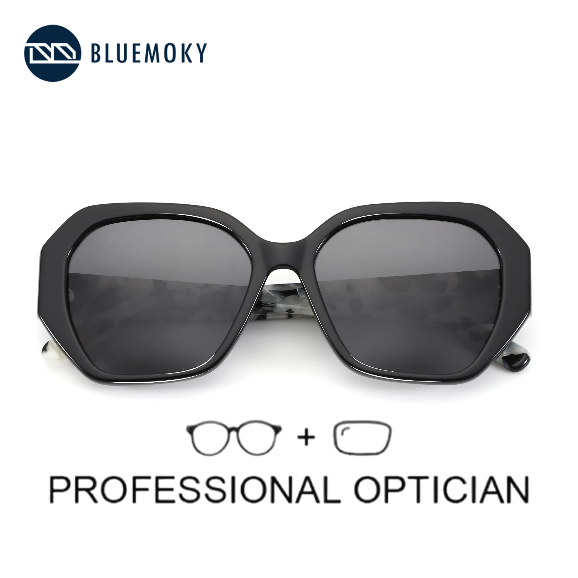 BLUEMOKY Trendy Hexagonal Prescription Sunglasses Polarized Progressive Sun Glasses For Women UV400 Protection Driving Shades
BLUEMOKY Trendy Hexagonal Prescription Sunglasses Polarized Progressive Sun Glasses For Women UV400 Protection Driving Shades