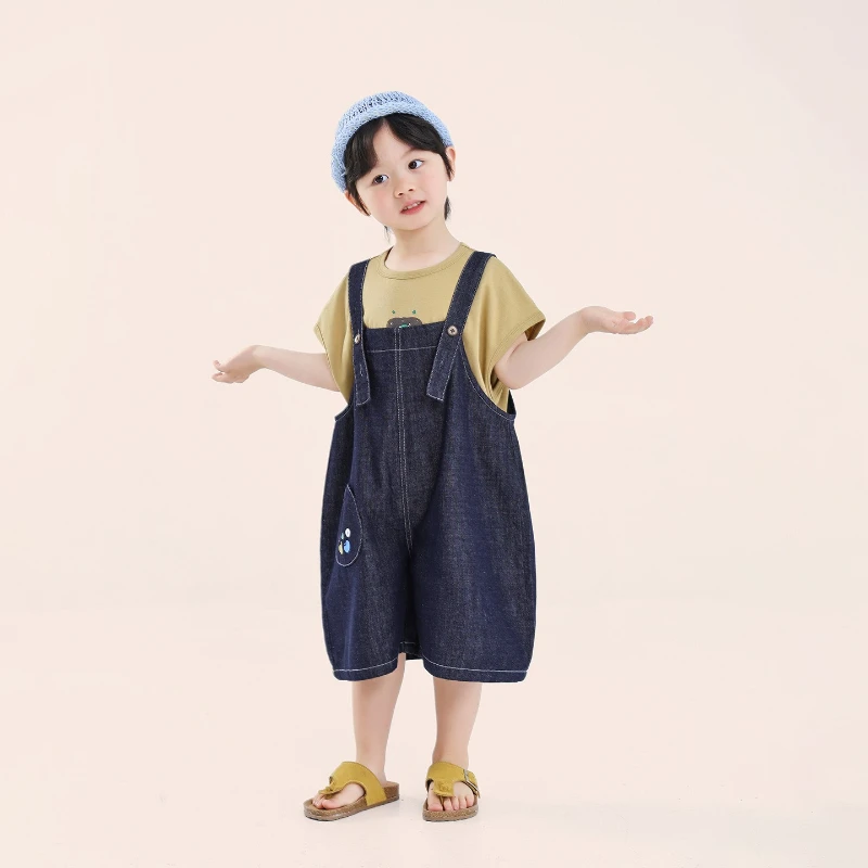 2026 Children's Summer New Thin Strap Solid Color Cowboy Cute Embroidered Pattern Strap Pants
2026 Children's Summer New Thin Strap Solid Color Cowboy Cute Embroidered Pattern Strap Pants