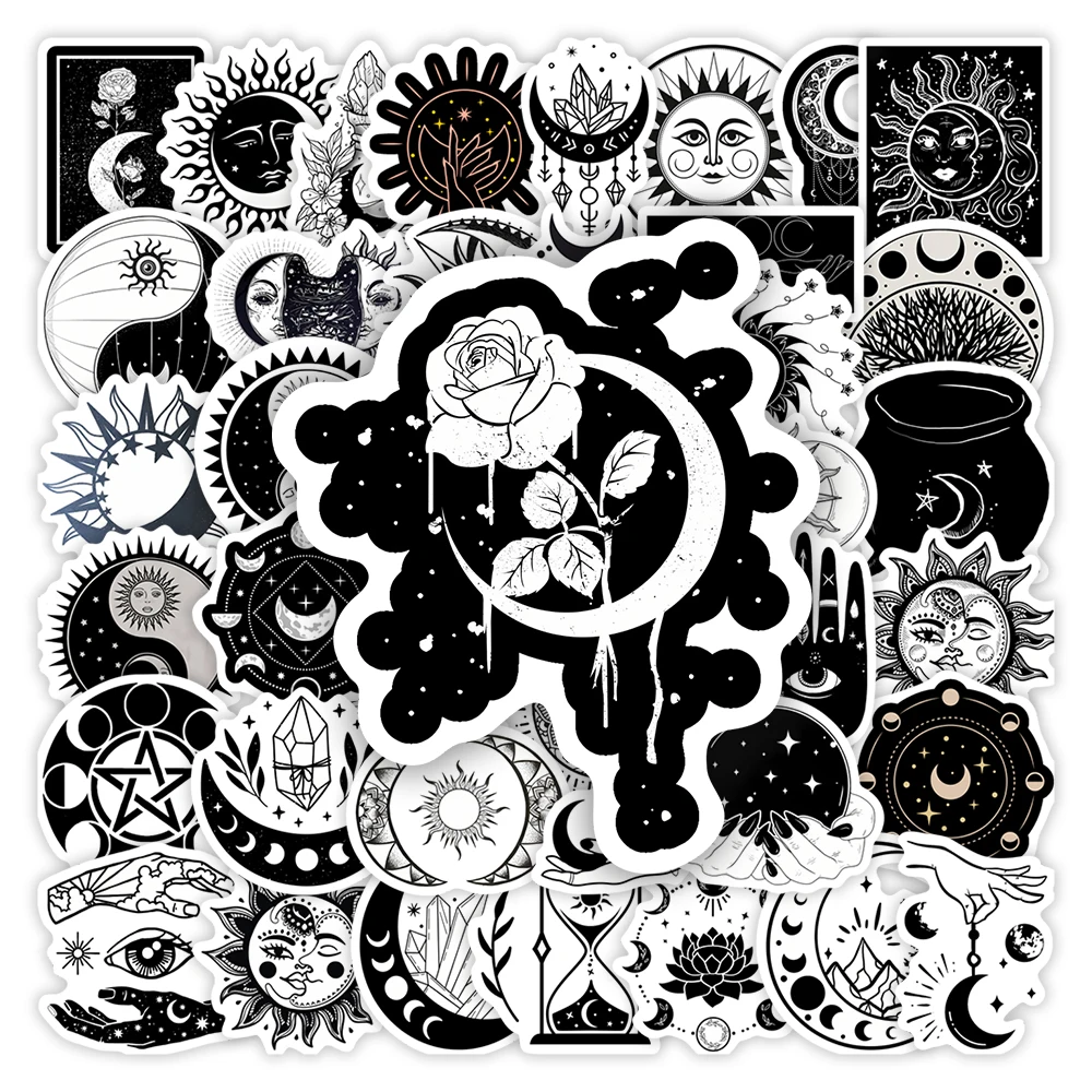 Fantasy Gothic Moon Stickers DIY Black Kids Toys Gift Decorative Decal for Scrapbook Phone Laptop Luggage Bottles Waterproof
Fantasy Gothic Moon Stickers DIY Black Kids Toys Gift Decorative Decal for Scrapbook Phone Laptop Luggage Bottles Waterproof