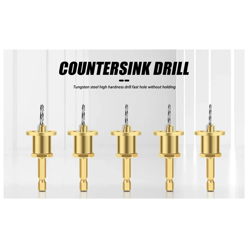 Adjustable Hexagonal Shank Countersink Drill Taper Hole Drill Screw Step Drill Self-Tapping Screw Alloy
Adjustable Hexagonal Shank Countersink Drill Taper Hole Drill Screw Step Drill Self-Tapping Screw Alloy