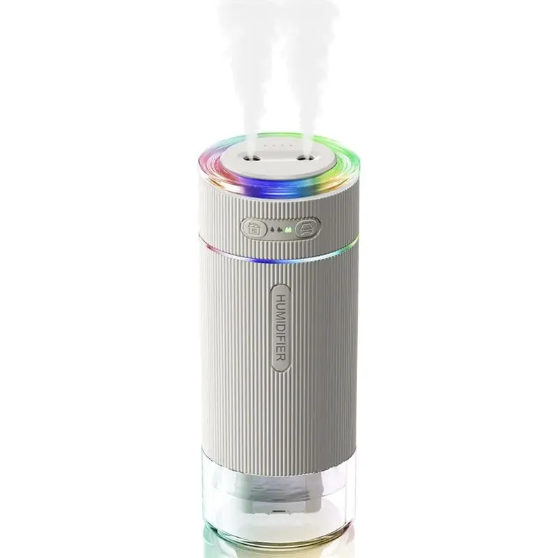 A60T Effortless Portable Humidifier Dual Nozzle Large Cool Mist Mini Personal Desk Air Humidifiers Fortravel White
A60T Effortless Portable Humidifier Dual Nozzle Large Cool Mist Mini Personal Desk Air Humidifiers Fortravel White