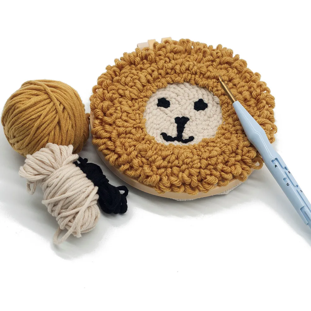 Punch Needle Tools Punch Needle Kit for Beginners H Tool Craft DIY Set Hoop Wool Threads Embroidery Materials
Punch Needle Tools Punch Needle Kit for Beginners H Tool Craft DIY Set Hoop Wool Threads Embroidery Materials